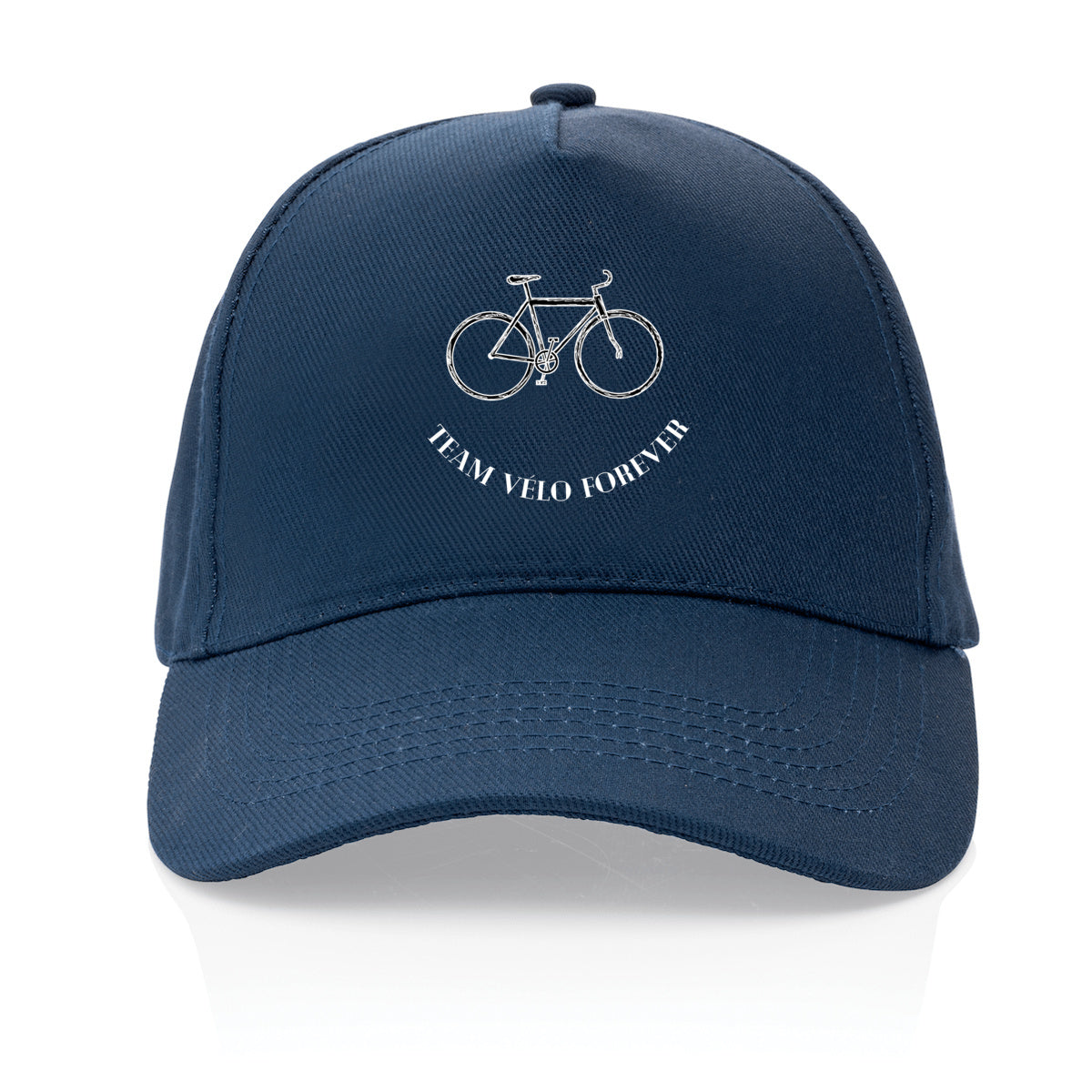 Casquette tissu recyclé Team Vélo