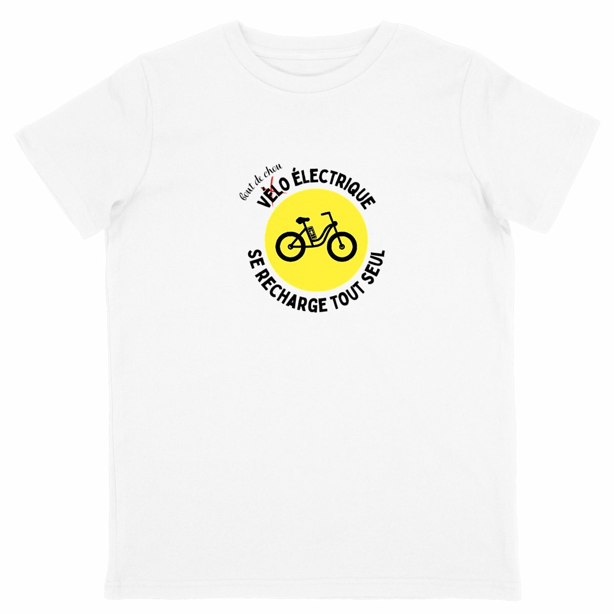 T-shirt enfant Bout de chou électrique