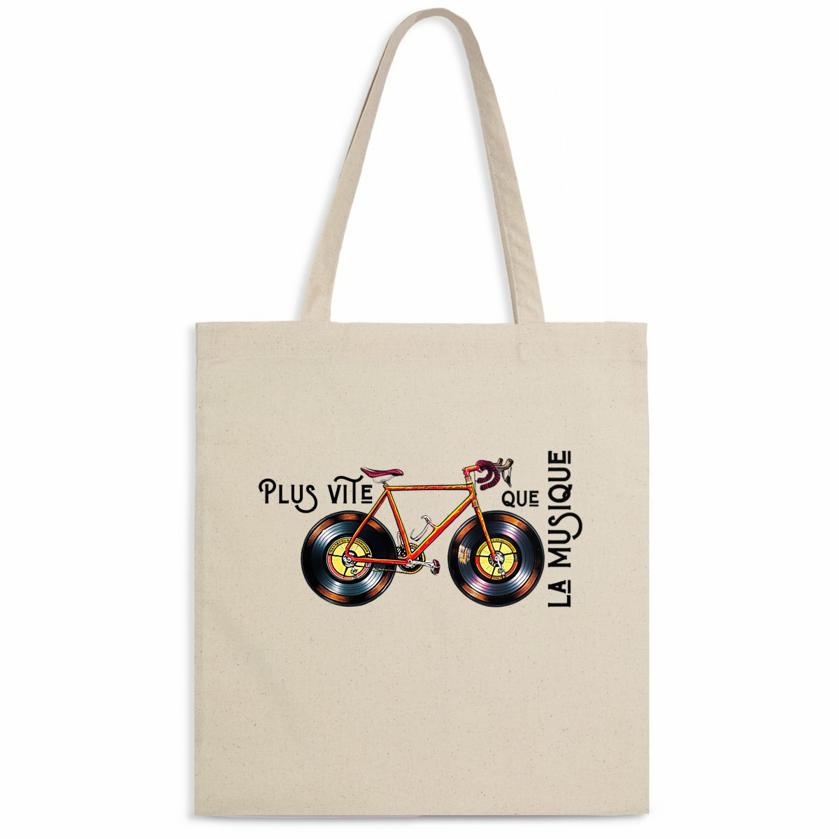 Tote Bag BIO Plus vite que la musique