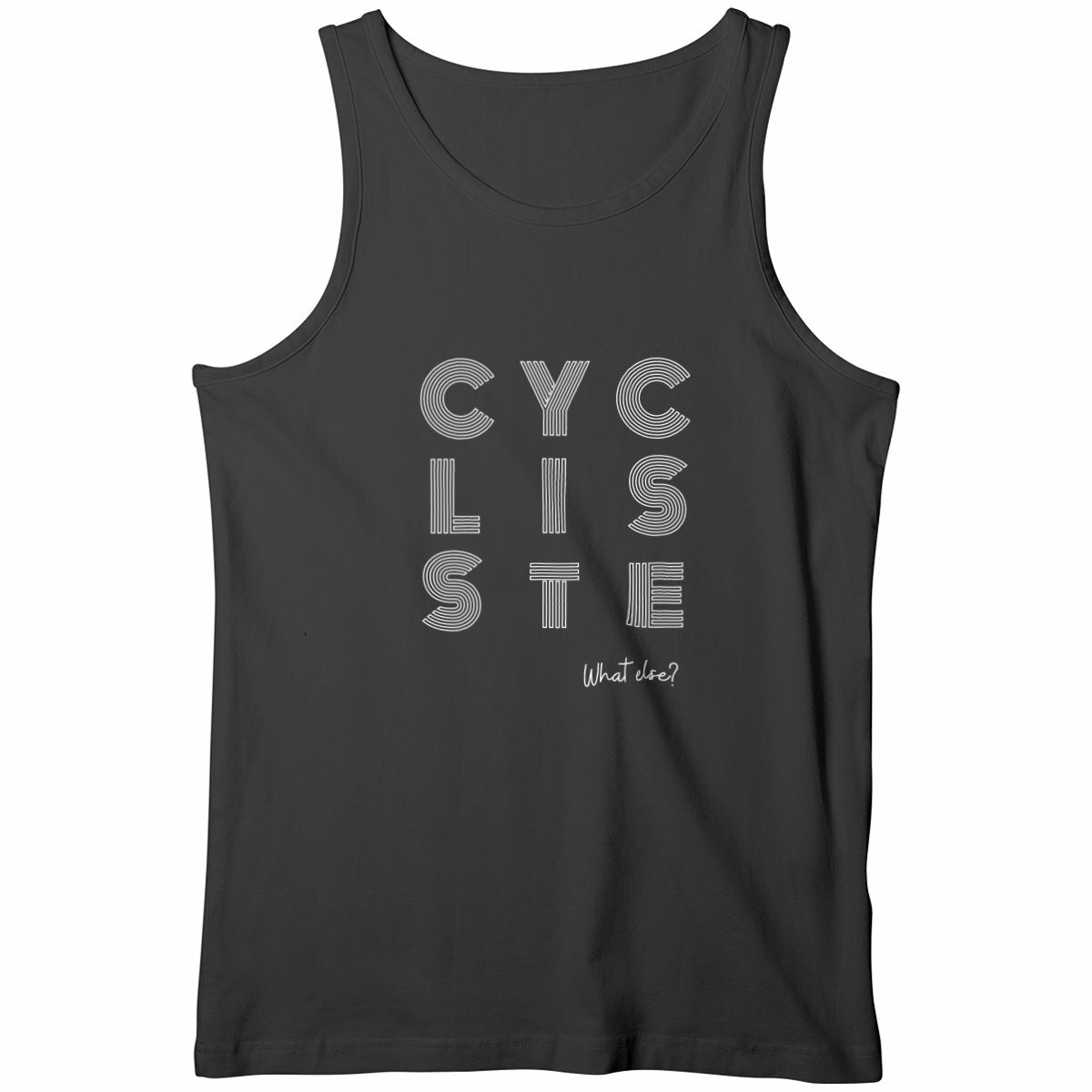 Débardeur homme BIO Cycliste What else